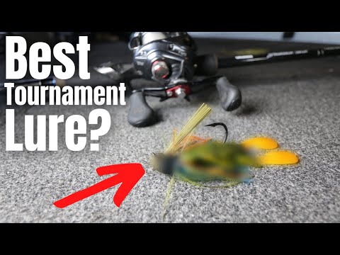 What lures have won the most professional bass fishing tournaments?
