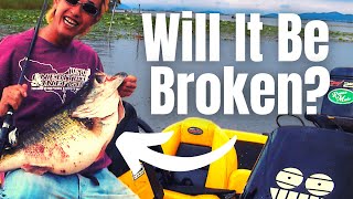 How big was the largest bass?