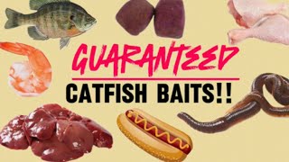 What do catfish baits consist of and how are they used?
