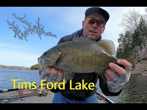 Where are the best spots to fish for bass on Tims Ford Lake?
