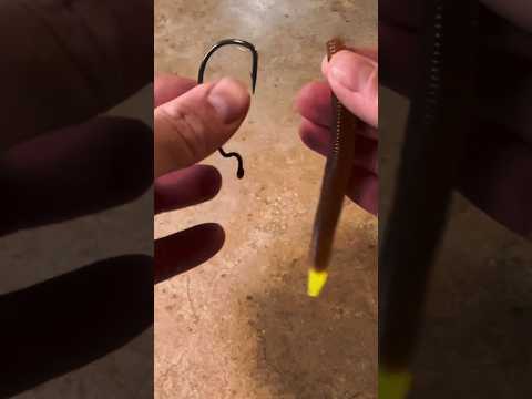 Is a 4-inch curly tail grub good for a size 2 offset worm hook?