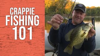 How do you fish for crappie?