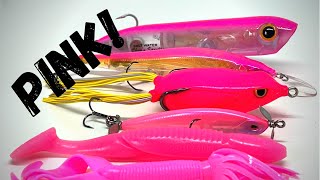 Is pink a good fishing lure color?