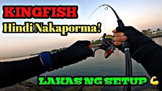 can you give a summary of hunting kingfish from the shores of alkhobar, saudi arabia?