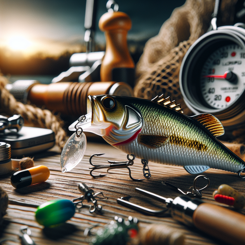 Generate white bass lure image