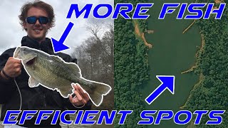 How should I bass fish in northwest Alabama in February? I'll be fishing in BCDA lakes