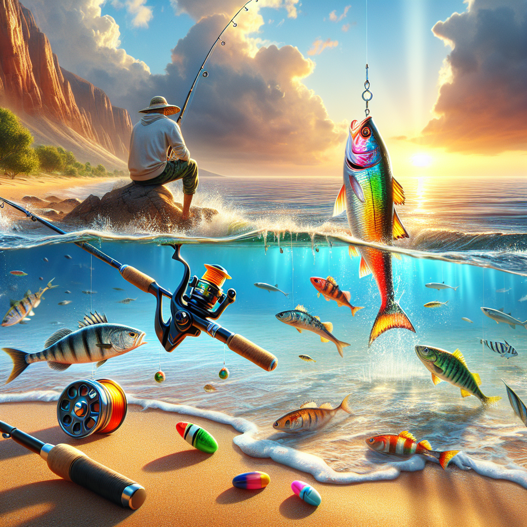 How to beach fish with lure