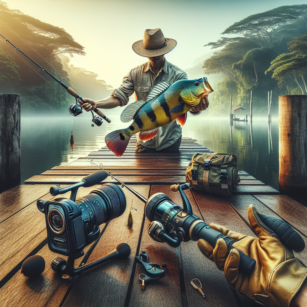 How to catch peacock bass in Singapore