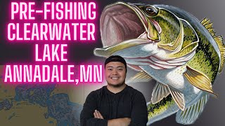 How to ice fish for largemouth bass on Pleasant Lake, Annandale, Wright County, Minnesota?