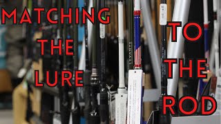 If I had a 7-foot medium-heavy baitcasting rod (fast), a 7-foot medium-fast spinning rod, and a 6-foot-7-inch medium-heavy spinning rod, what's one lure I would put on each?
