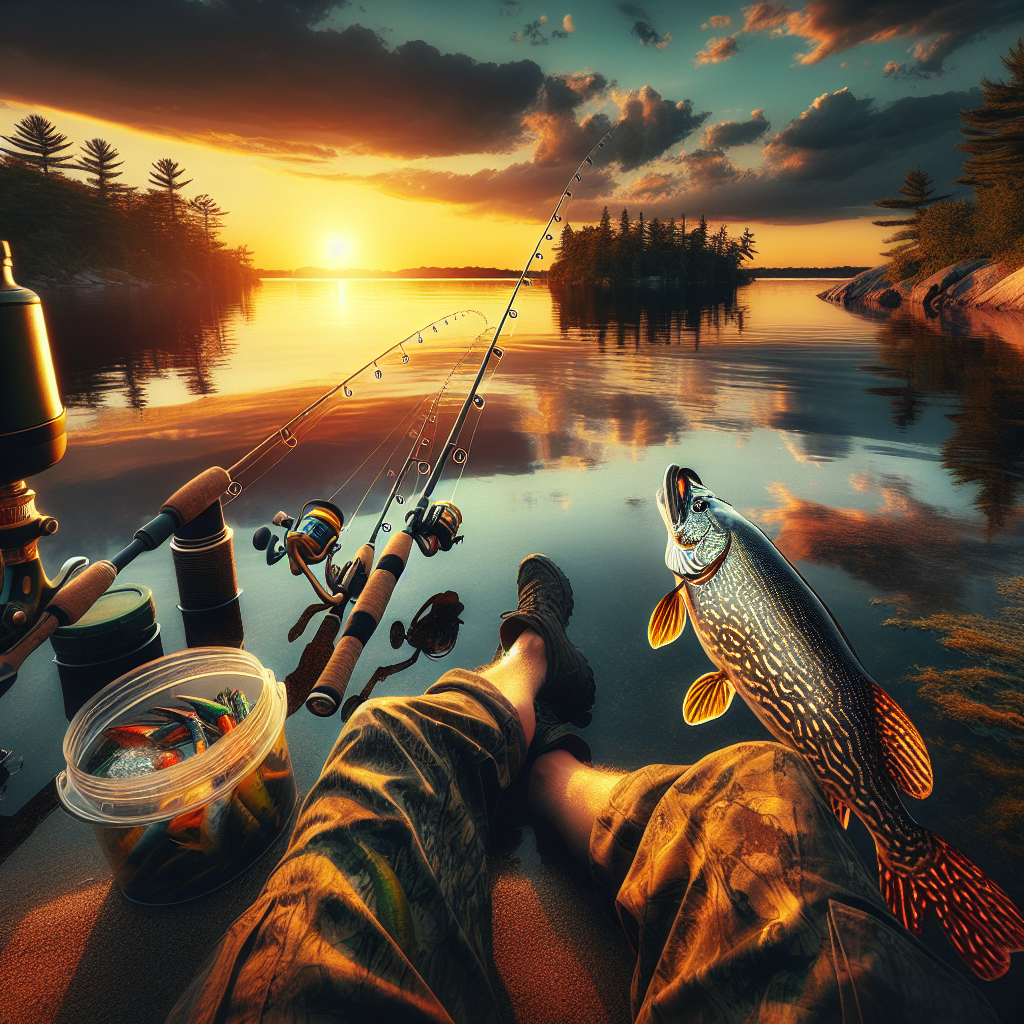 I'm formatted question: I'm fishing the Ottawa River today at 11:00am near Orleans. What bait should I use for max success with northern pike?