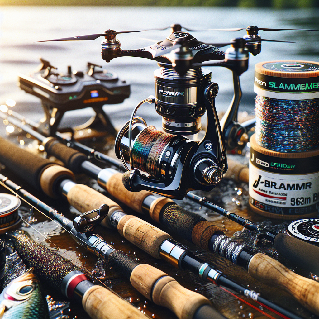 Question is Penn Slammer 8 Braid Line 400m Multicoloured 65 lb or jbraid gra de 65m drone fishing with penn spinfihser 10500