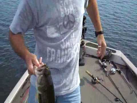 What is most likely to be biting at Indian Lake, Ohio today after a cold front?