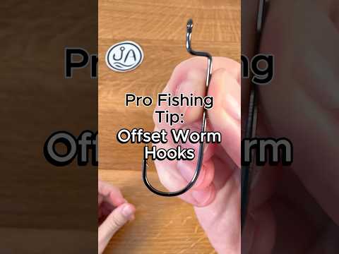 Is a size 4 offset worm hook good for rock bass?