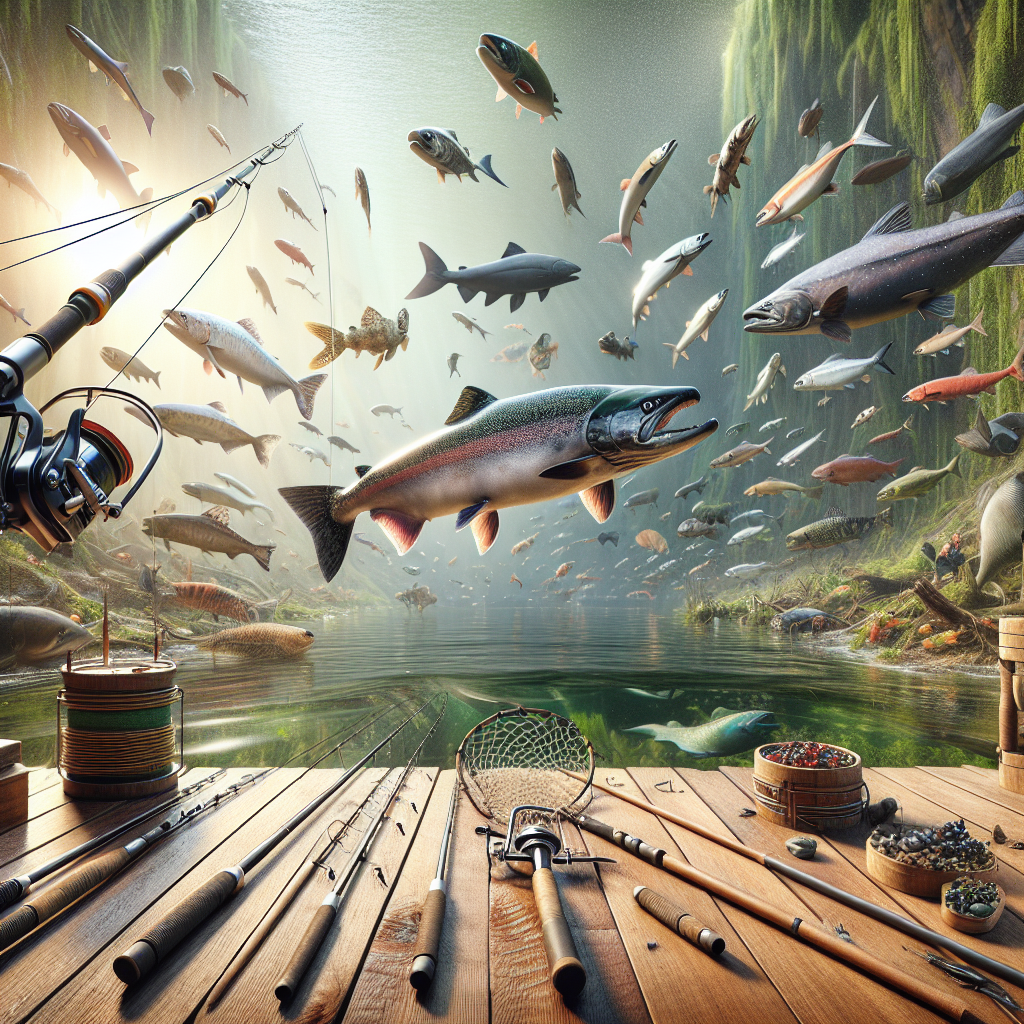 What other species are competing with salmon for resources such as food and space?