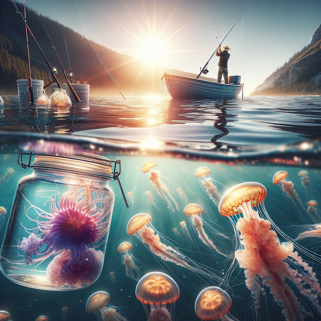 Where can you legally and safely fish or collect jellyfish?