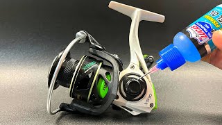 Why is my reel making a noise when retrieving, and it is doing it without line; the reel is clean and lubed.
