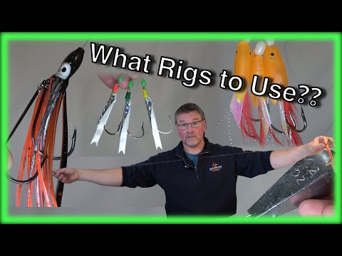 What rigs should I use when fishing off a boat?