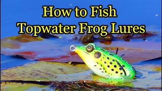 What is a frog rod, and how do I choose the right one for bass fishing?