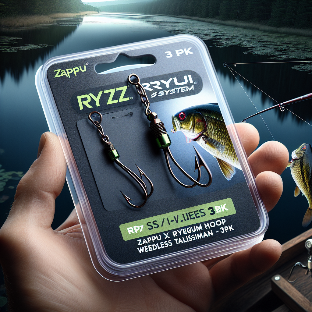 Zappu x Ryugi System Hook RPZ Weedless Talisman 3pk